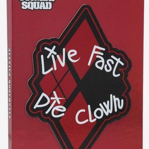 DC Comics The Suicide Squad Harley Quinn Live Fast Die Clown Eyeshadow Palette